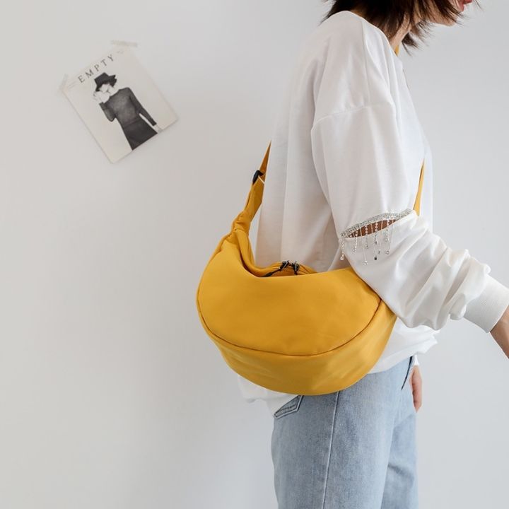 ladies-messenger-bag-japanese-casual-solid-color-simple-shoulder-dumpling-nylon-cloth-female