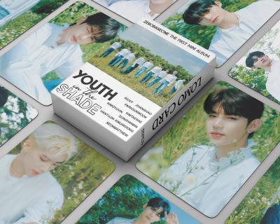 Photocard 55P ซีโรเบสวัน ZB1 ZEROBASEONE YOUTH IN THE SHADE lomo card การ์ดโลโม่ แบบ 2 ด้าน โค้งมน ไร้ขอบ 55 ชิ้น/กล่อง ขนาด 8.7×5.7ซม โฟโต้การ์ด