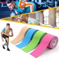 8 Colors Kinesiology Tape Muscle Bandage Sports Cotton Elastic Adhesive Strain Injury Tape Knee Muscle Pain Relief Stickers