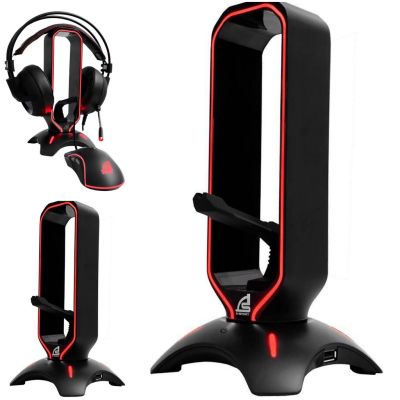 SIGNO E-Sport BG-703 INVAGUS Gaming Mouse Bungee with Headphone Stand ขาตั้งหูฟัง + เมาส์บันจี้