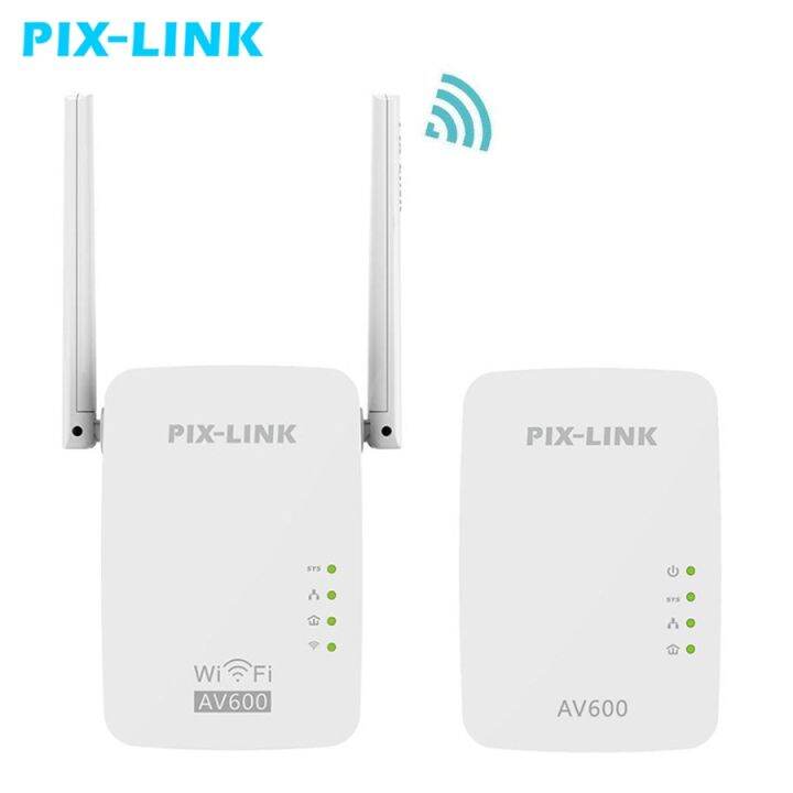 1Pair PIXLINK LV PL01 Powerline Wifi 600Mbps Wireless Wifi Router ...