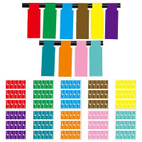 Sun 150PCS/5 Sheets CABLE labels Wire Marking Network สติกเกอร์เลเซอร์กันน้ำ