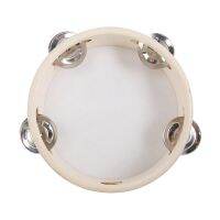 6" Musical Tambourine Tamborine Drum Round Percussion Gift for KTV Party