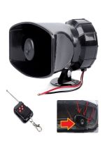 12V Car Motocycle 3 Tone Siren Loud Auto Horn Loudspeaker Electric Ambulance Alarm Sound Speakers 110dB Universal