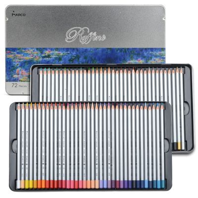 Marco Renoir Fine Professional Oily Color Pencils Coloured Drawing Pencil Set Painting Colored Pencil Set School Art Supplies