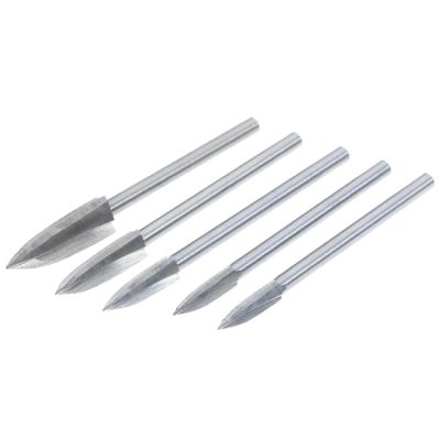 DHH-DDPJ5 Pcs/set Wood Carving Engraving Drill Bit Milling Cutter Carving Root Tools Woodworking Aa
