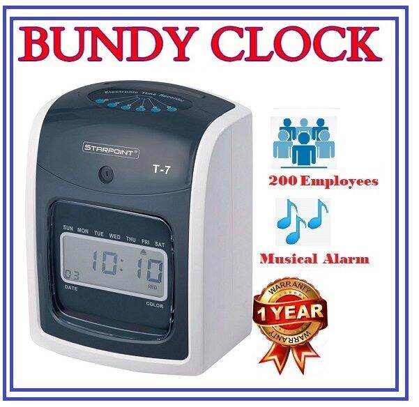 Starpoint T7 heavy duty digital bundy clock time and attendance