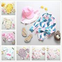 ✜☞ New Arrival 1 8Y Toddler Baby Girls Swimwear one piece Girls Surfing suit with cap High Quality Children Swimwear Beach wear