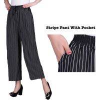 Seluar Belang Stripe Pant (With Pocket) - 378