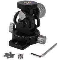 Tripod Head Panoramic Bird Watching Photography Head with Quick Release Plate for Sirui L10 Rrs Mh-02