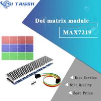 MAX7219 Dot Matrix Module For Arduino Microcontroller 4 In One Display with 5P Line WATTY Electronics