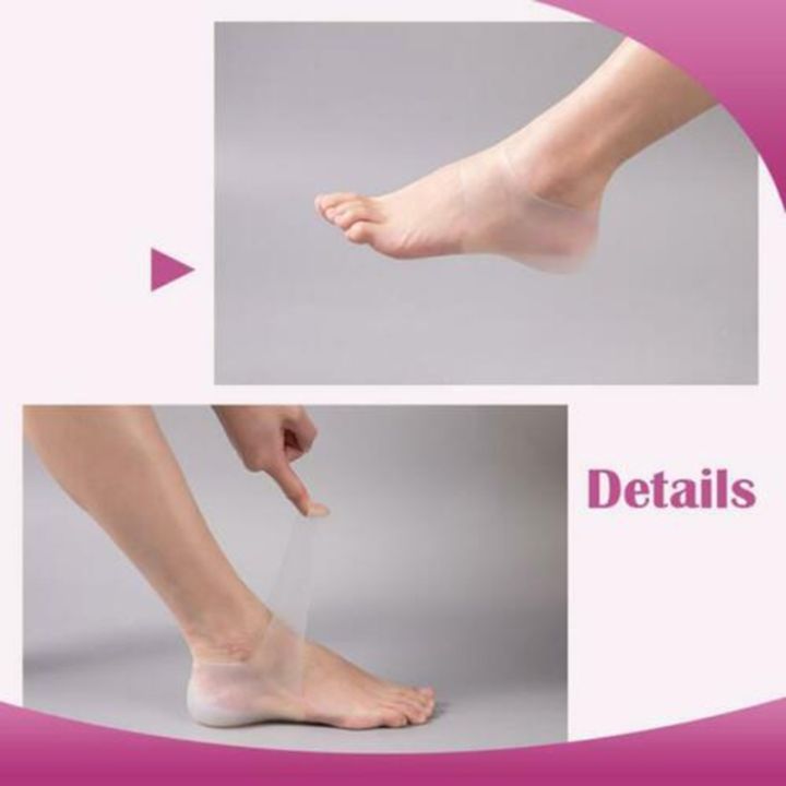 1pair-invisible-height-increased-insole-silicone-heel-socks-for-women-men-insoles-2-4cm-insoles-for-plantar-fasciitis-shoe-sole