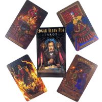 【YF】✺卐  Edgar Allan Poe 78 Cards With PDF Guidebook Telling Card Game Cersion Reversed Chakra