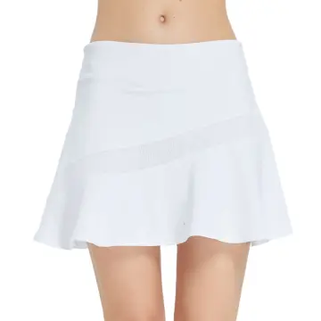 Women Pleated Tennis Skirt with Pockets Badminton Yoga Sports