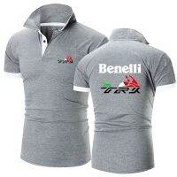 เสื้อโปโลโปโลสำหรับผู้ชายเครื่องแต่งกายทางการสำหรับผู้ชาย Benelli TRK 502X 2023สไตล์ฤดูร้อนเสื้อโปโลพิมพ์ลายแขนลำลองขาสั้นแฟชั่นการเสื้อสตรีเฉพาะบุคคล