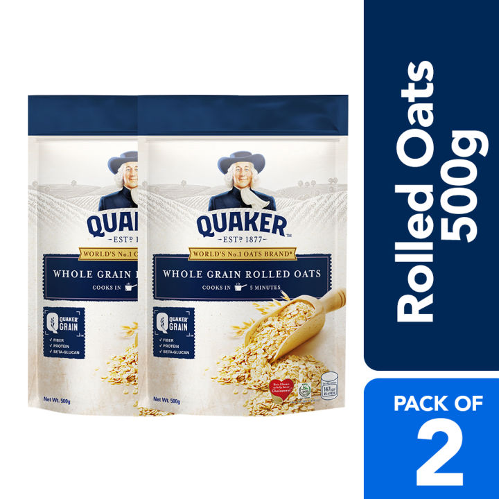 Quaker Rolled Oats 500g (Pack of 2) | Lazada PH