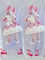 AEOZAD Unisex อะนิเมะ Cos Puella Magi Madoka Magica Trajes คอสเพลย์ฮาโลวีน Festa de Natal กำหนด Ternos Uniformes