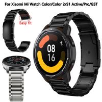 ✳ Pasek do zegarka ze stopu tytanu 22mm łatwy w dopasowaniu pasek do zegarka Xiaomi kolor 2 S1 aktywny Smartwatch Correa dla Garmin Vivoactive 4 Venu 2