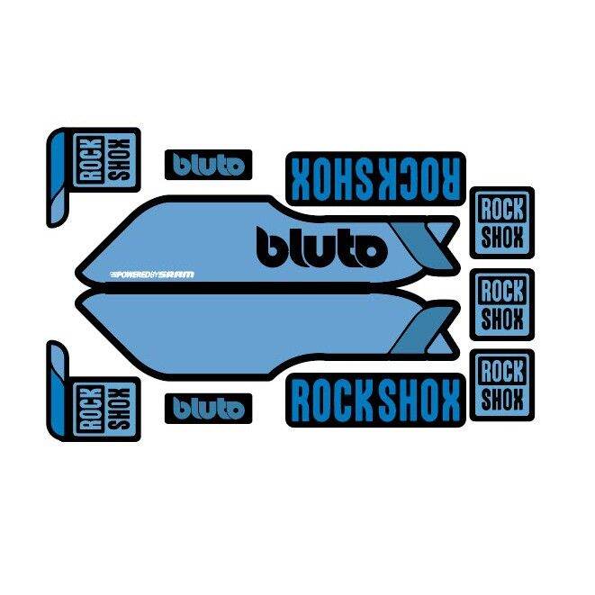 ROCKSHOX FORK DECALS BLUTO Lazada PH