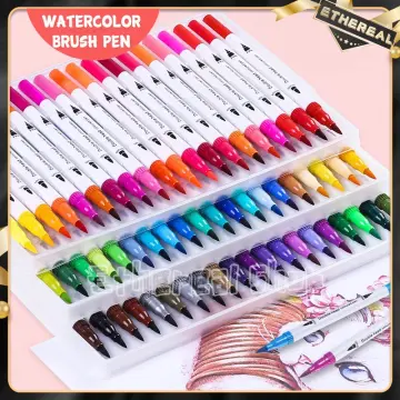 Watercolor Markers Brush Pens  Water Color Markers Drawing - 3pcs
