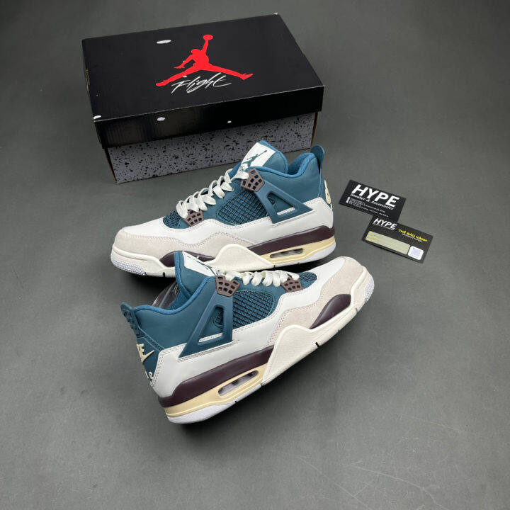 Giày Jordan 4 Snorlax Custom (Jd4 Xanh Kem) - Hype Sneaker | Phiên Bản High  Quality | Lazada.Vn