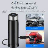 2022 new car kettle thermos cup car kettl heated travel pot calentador de agua eléctrico 12v water heater