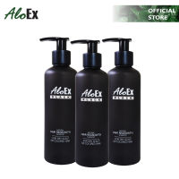 AloEx Black Shampoo 3 ชิ้น แชมพูลดผมขาดร่วงสูตรข้าวเหนียวดำ สำหรับผมแห้ง ทำสี ส่งฟรี