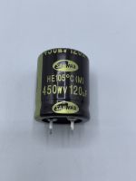 CONDENSER CAPACITOR ตัวเก็บประจุ อิเล็กโตรไลต์ 120uf/450V (1ตัว)