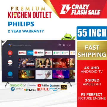 Buy Philips LED Smart Android TV Ambilight TV 55PUT7906 55 Online