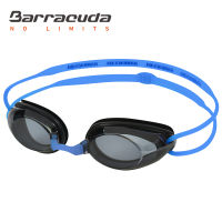 Barracuda Dr.b สายตาสั้นแว่นตาว่ายน้ำซิลิโคนซีลป้องกันหมอกป้องกันรังสียูวีสำหรับผู้ใหญ่2195สีฟ้า