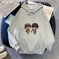 Winter Chibi Ranpo And Poe Hoodies Manga Bungo Stray Dogs Winter Women Man Sweatshirts Kawaii Graphic Unisex Sudaderas Pullover Size Xxs-4Xl