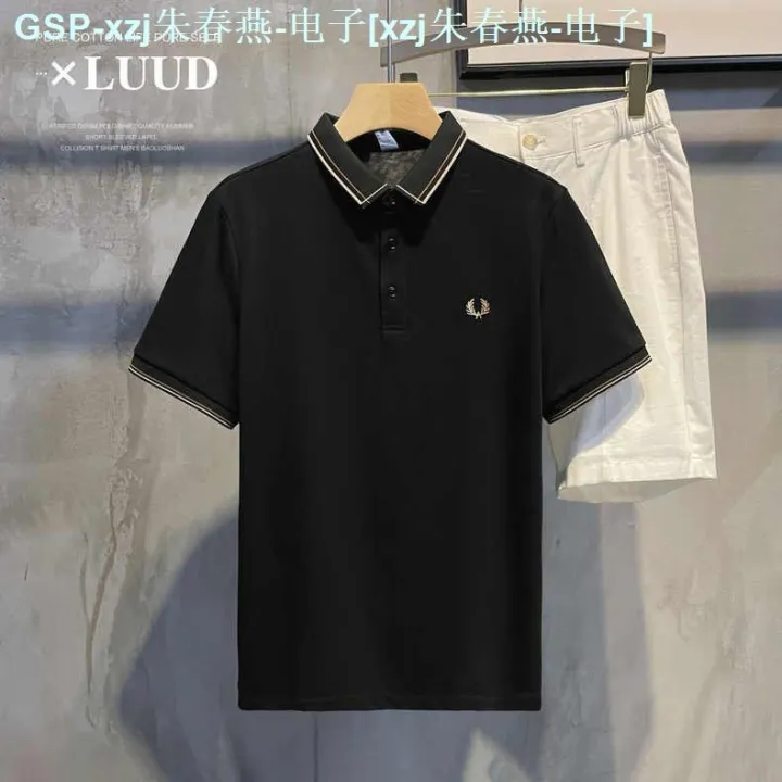 fred-perry-2023ใหม่เสื้อโปโลปักลายเม็ดเล็กๆเสื้อผ้าท่อนบนลาย-paul-unlined-เพื่อกลับคืนสู่วิธีโบราณปลูกฝังศีลธรรมของคนเสื้อโค้ทปก