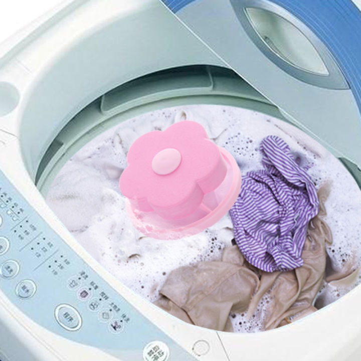 ถุงกรองเครื่องซักผ้าแบบใช้ซ้ำได้-floating-lint-hair-catcher-removal-net-dirty-fiber-collector-cleaning-pouch-laundry-balls