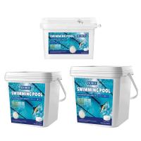 Pool Chlorine Tablets Chlorinating Tabs for Swimming Pools Long-Lasting Slow Dissolving Easy to Use Chlorine Tabs for Water Parks Tubs Hot Spas liberal