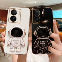 ปลอกอ่อนเคสโทรศัพท์สำหรับ VIVO IQOO Z7x 5G,เคสซิลิโคน TPU ขอบโลหะอิเล็กโทรเพลทตรงป้องกันเลนส์กล้อง T1-9ฝาหลังสีลูกอมหรูหรา