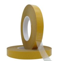 ❀℗ 50m High Temperature Resistance PET Double Sided Tape No Trace Transparent Strong Double-Sided Adhesive Tape