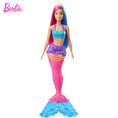 Barbie Dreamtopia Rainbow Mermaid Doll 12inch Fairytale Gift Social Interaction Princess Girl for Kids Play House Toys GJK08