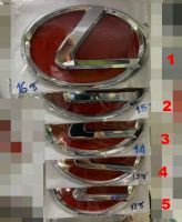 LEXUS TOYOTA โตโยต้า เล็กซัส แดง ตรา โลโก้ รถ หน้า หลัง แป้นแตร RED FORTUNER REVO ROCCO VIGO VIOS ALTIS CAMRY LOGO BADGE