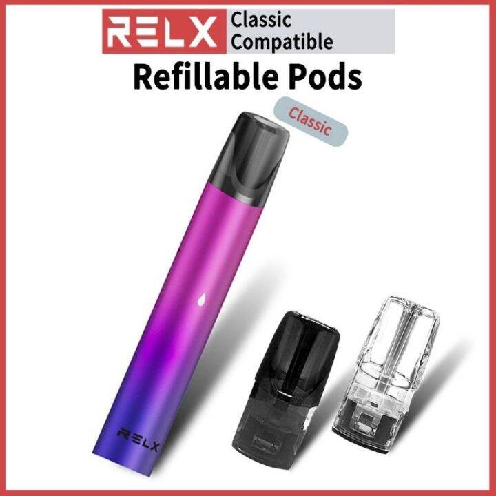 Hot Sale Relx Classic Shft S Veex V Wuuz Empty Pods Refillable Refill Times Relx Pod