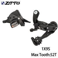 ZTTO MTB Bicycle 9 Speed 1x9 System Rear Shifter Derailleur Single Crankset Chainset 9V For M4000 M370 M430 M590 Groupset