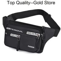 Waist Bag Waterproof Unisex Outdoor Fanny Pack Crossbody s for Man Chest Belt Travel Mobile Phone Oxford