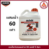 Chaindrite เชนไดร้ท์ สเตดฟาส 30 เอสซี น้ำยากำจัดปลวก ยาฆ่าปลวกแบบเข้มข้น ผสมน้ำ 60 เท่า เชนไดร์ท สเตดฟาส 30 เอส ซี ขนาด 5 ลิตร ผสมน้ำ ราดพื้นดิน