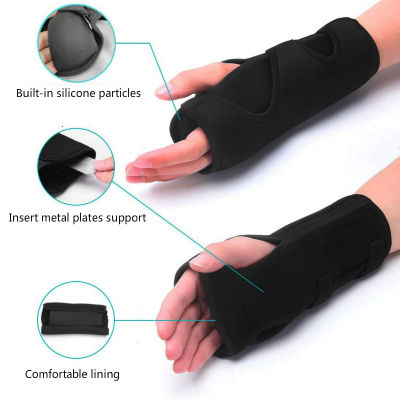 1pcs Professional Wrist Brace Splint Wrist Band Wraps Hand Support Sprain Fracture Fixation Crossfit Gym Carpal Tunnel Wristband