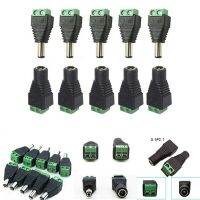 2.1mm Male Female DC 12V Power Plugs Jack Socket Screw Terminal CCTV Adaptors