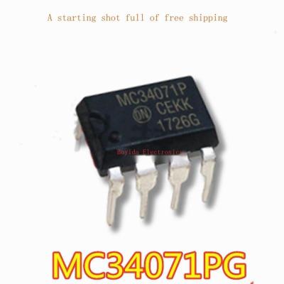 10Pcs ใหม่ MC34071P MC34071PG DIP-8 In-Line เครื่องขยายเสียง IC นำเข้าชิป