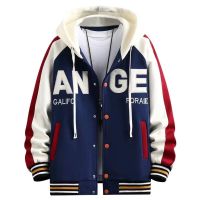 【Ready】? Baseball uniform mens spring and autumn pure cotton new trendy brand jacket jacket teenager students Korean version loose casual top