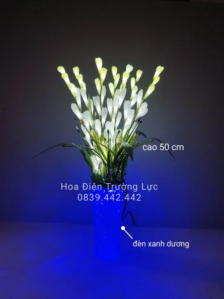 Hoa Giả -Huệ Có Đèn Trang Trí Bàn Thờ Cao 50 cm | Lazada.vn