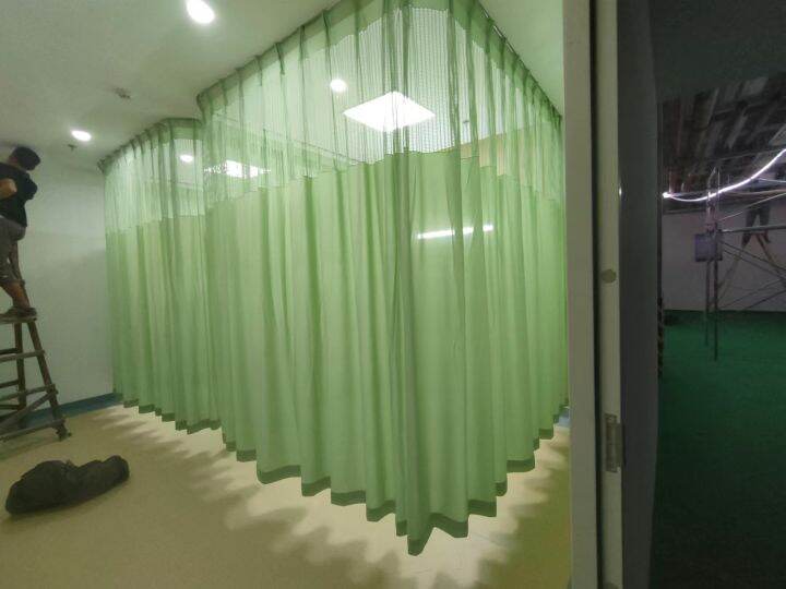 Flame Retardant Fabric Hospital Curtain Medical Cubicle Curtain