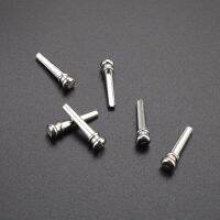 6Pcs Metal Acoustic Guitar Bridge Pins Pins String Studs for Folk Acoustic Guitars Replacement Fixed Cone String Pins Nails