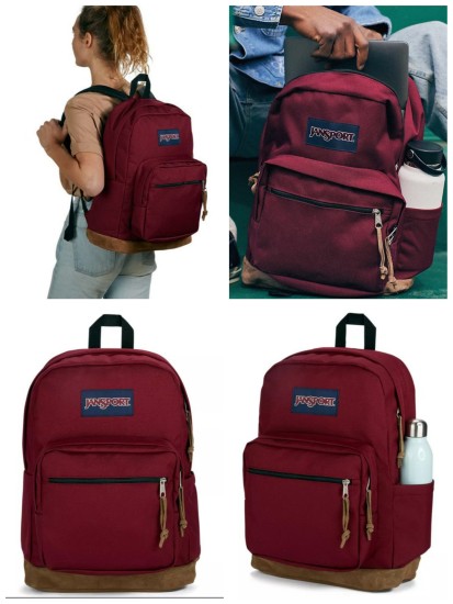 Balo jansport - right pack backpack - js0a4qva - russet red - ảnh sản phẩm 1